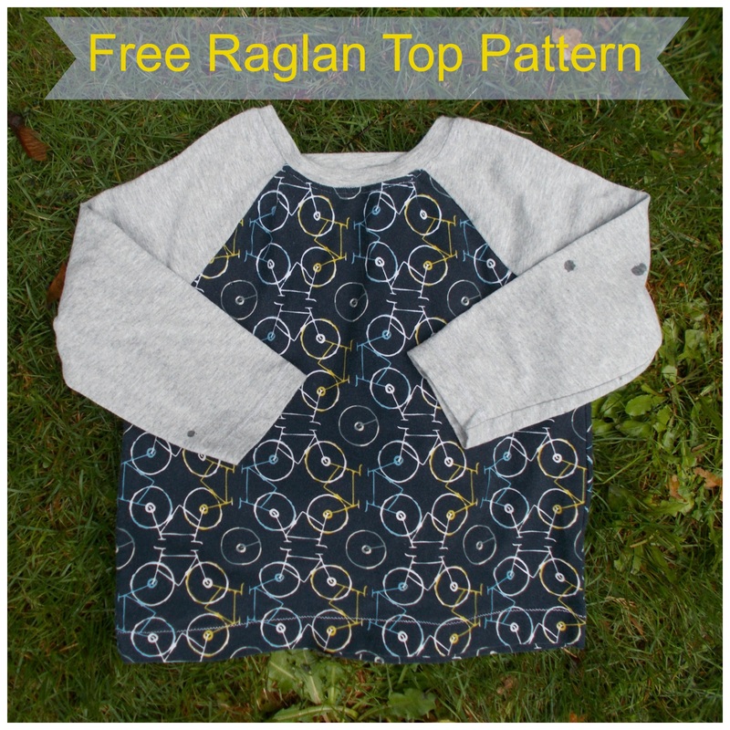 free raglan top pattern, free PDF sewing pattern, free raglan top pattern for kids, free sewing pattern, free sewing patterns online, free DIY raglan top for kids, free download patern 