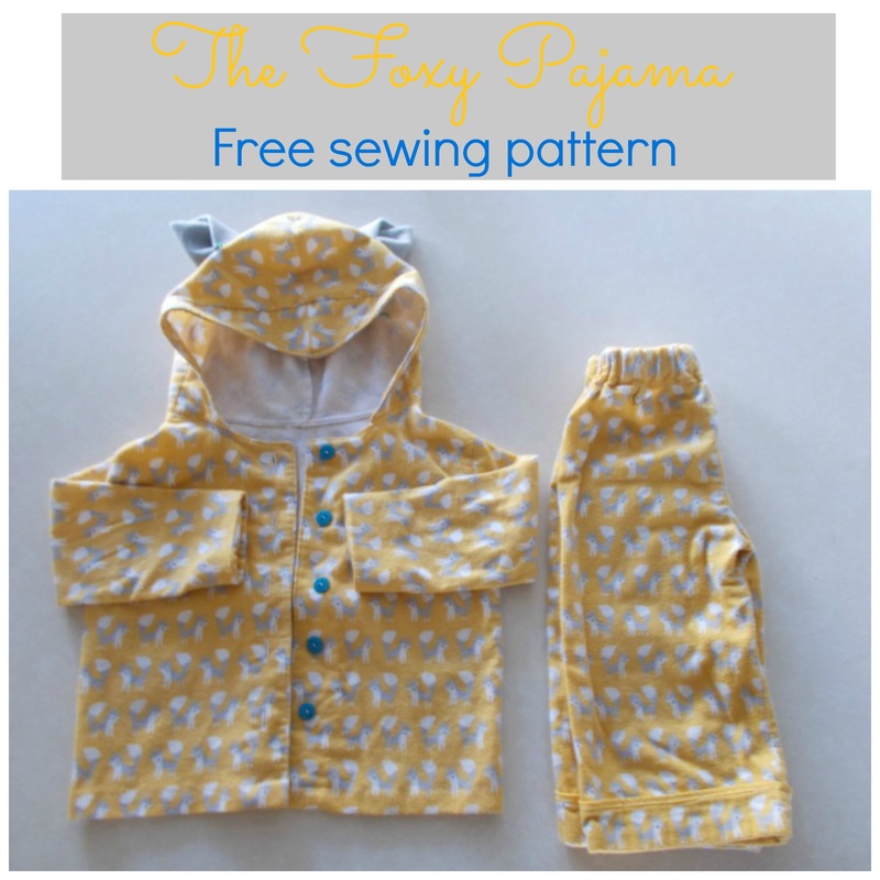 free pajama pattern, free sewing pattern, free pdf sewing pattern, free sewing pattern online, easy pajama tutorial, DIY tutorial pajama for kids, free pj's pattern