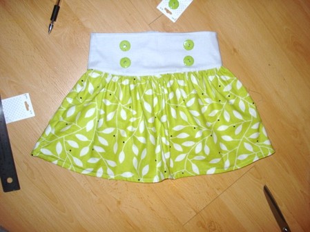 Sewing Tutorial:  How to make the Sofia Skirt for girls